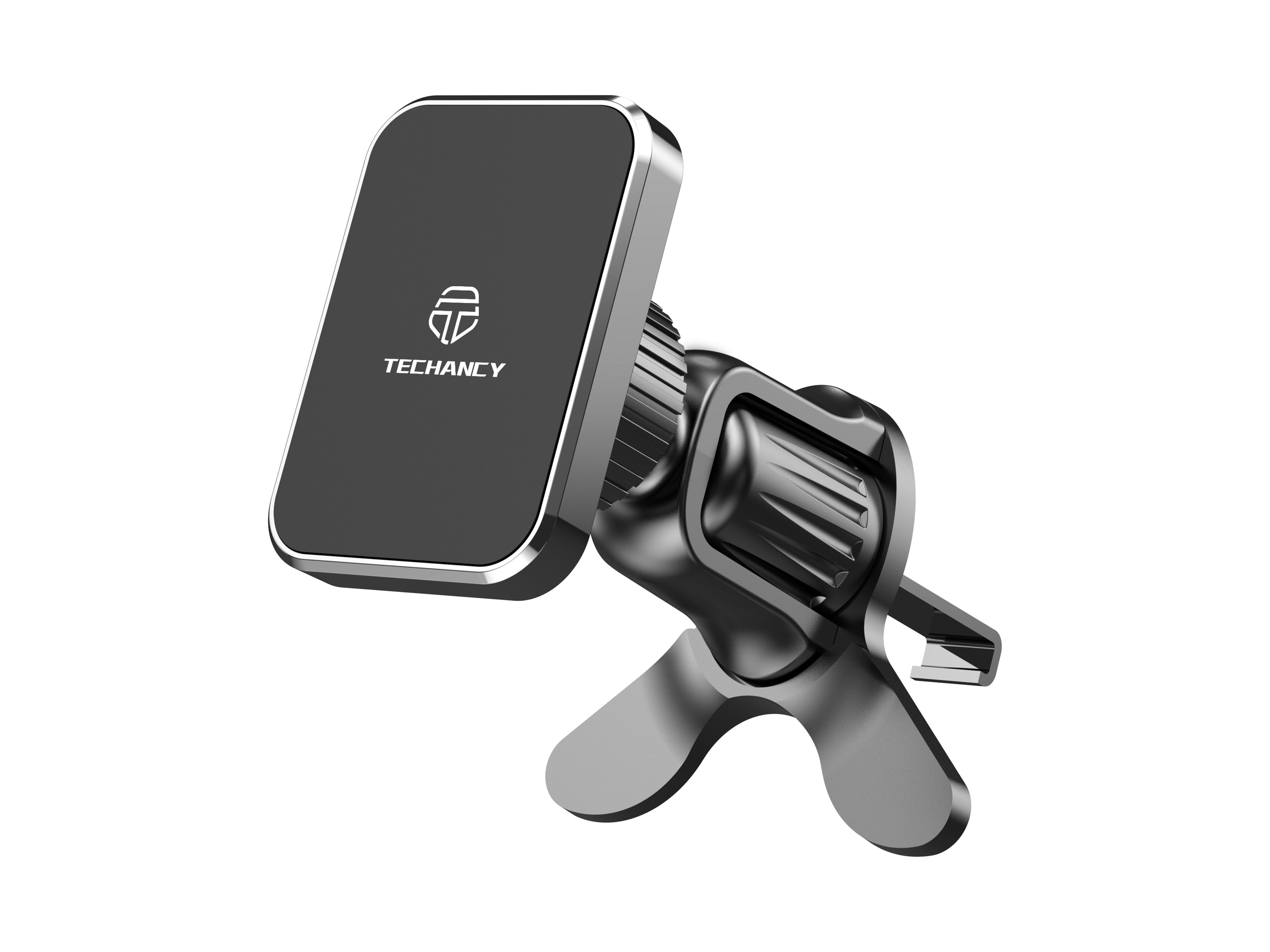 Soporte Magnético para Móvil de Coche Giratorio 360° - Negro