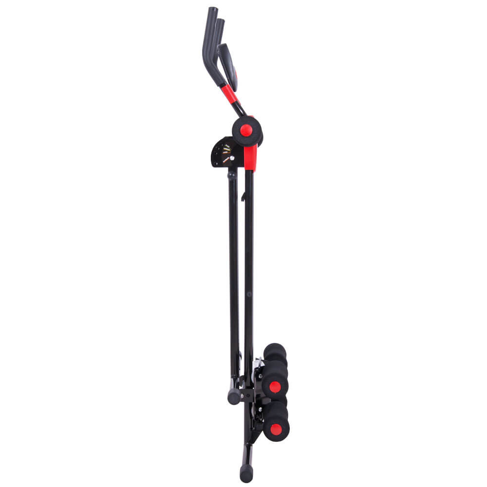 Máquina Multifunción para Abdominales y Hombros | Resistencia Ajustable con Contador Digital